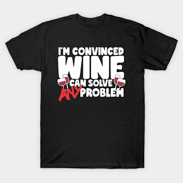 WINE T-Shirt by CurlyDesigns